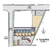 ★手数料０円★福山市東手城町　月極駐車場（LP）